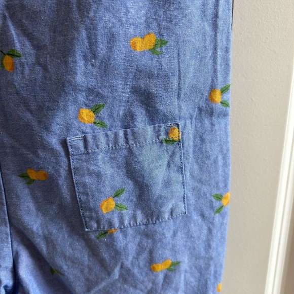 Janie and Jack Lemon Romper - Picture 5 of 6
